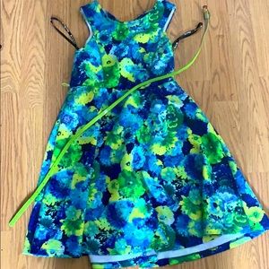 Green Flower Dress